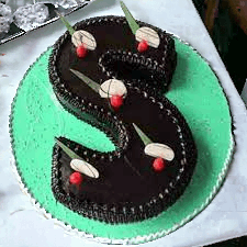 Order 'S' Shape Cake Online @best Cakes in India letter S Cake
