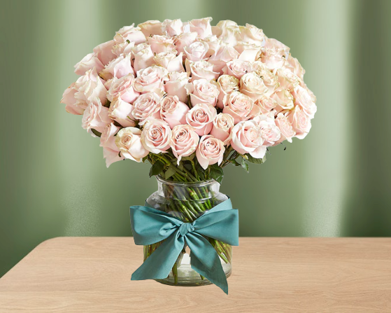 Pink Roses- 50 Fresh Flowers- Lovely Gift
