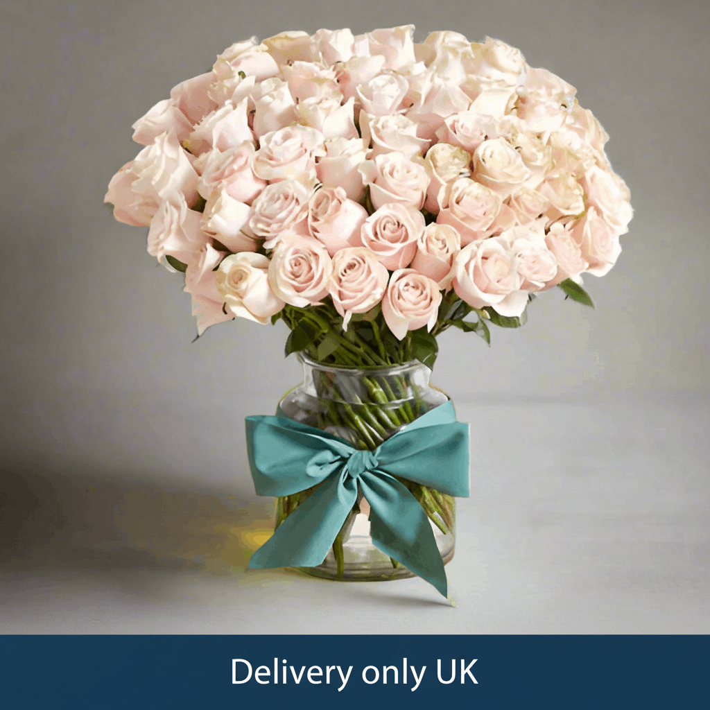 50 Pink Roses - UK