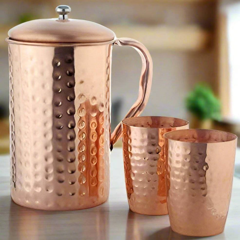 Copper Water Jug  - India