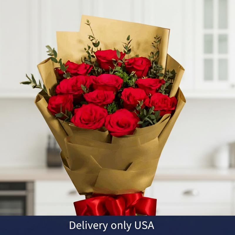 Florist Designer Choice Red Roses - USA