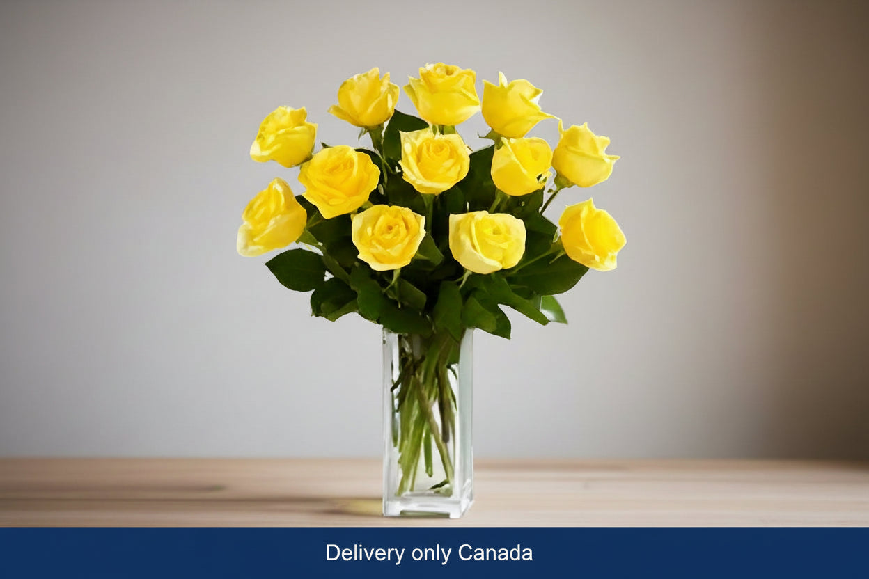 Yellow Roses to Vancouver