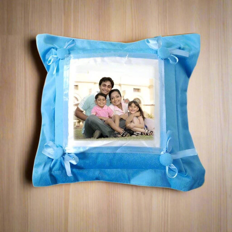 Blue Cotton Pillow - India