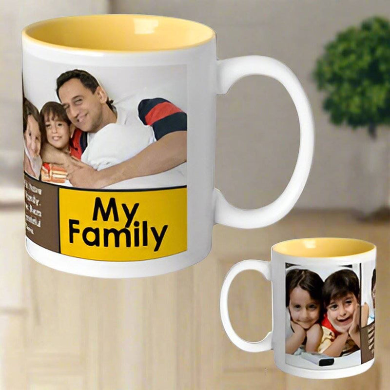 Beautiful Yellow Mug - Photo Printed - India