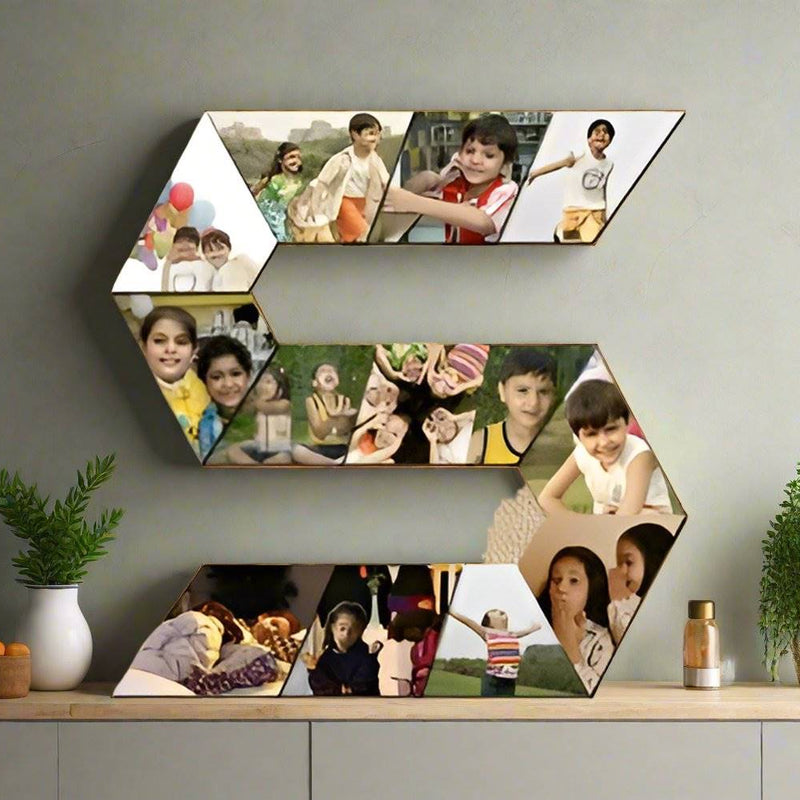 Alphabet Letter Photo Collage - India