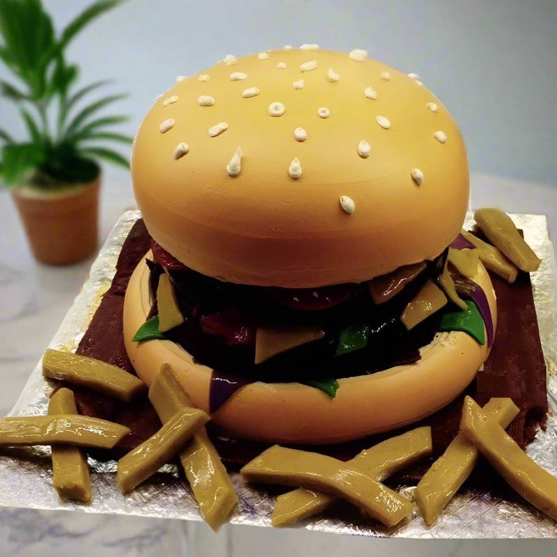 Burger Design Cake - India