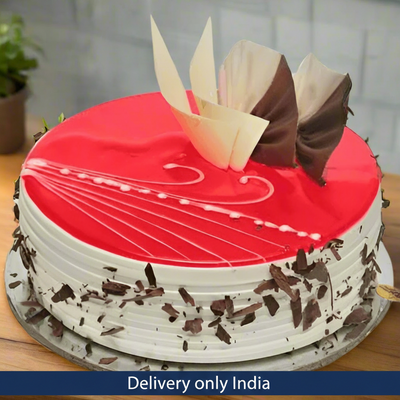 Strawberry Glaze Cake - India
