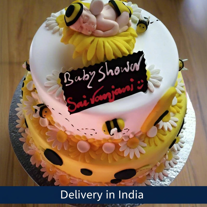 Baby Shower theme cake - India