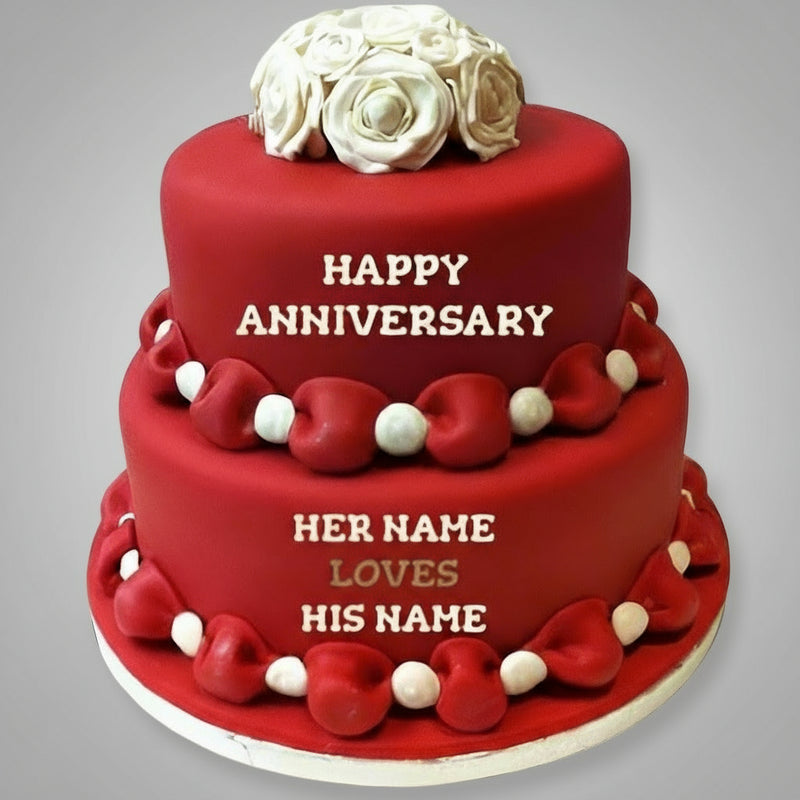 Send Anniversary Step Cake Online to India