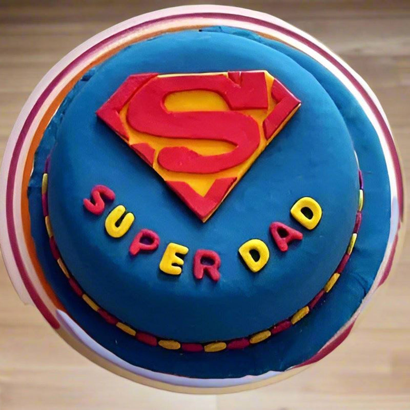 Cake for Super Dad Online - Send to India