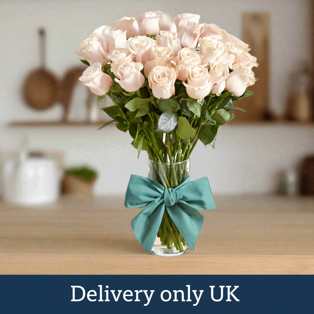 24 Pink Roses - UK