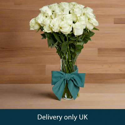 24 White Roses - UK