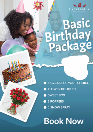 Basic Birthday Package in India | Surprise Events & Gift Delivery