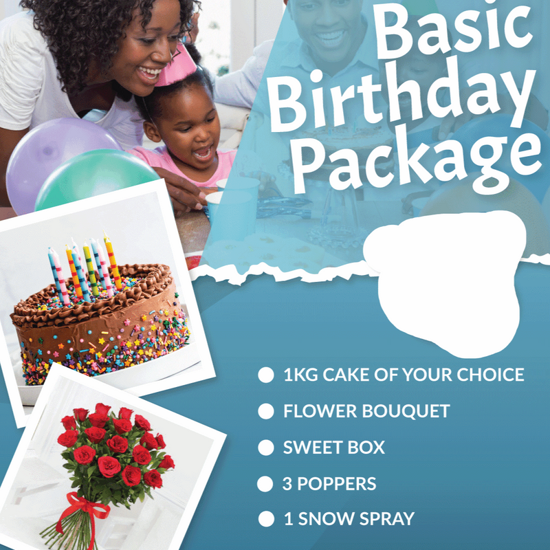 Basic Birthday Package in India | Surprise Events & Gift Delivery