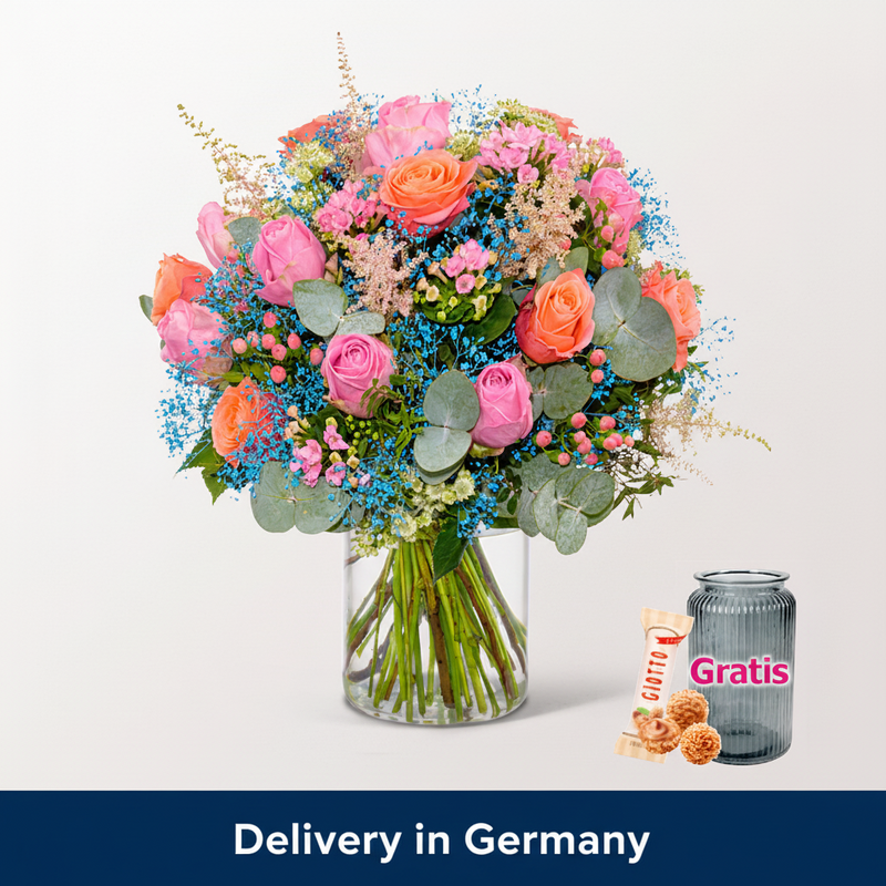 Premium Bouquet with a vase - Germany