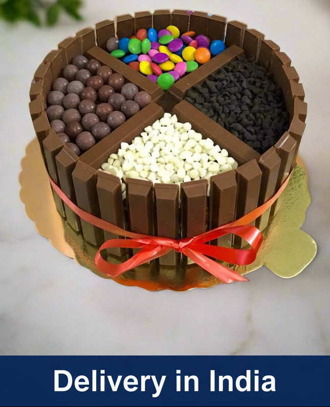 4 Variety Chocolate Cake - India
