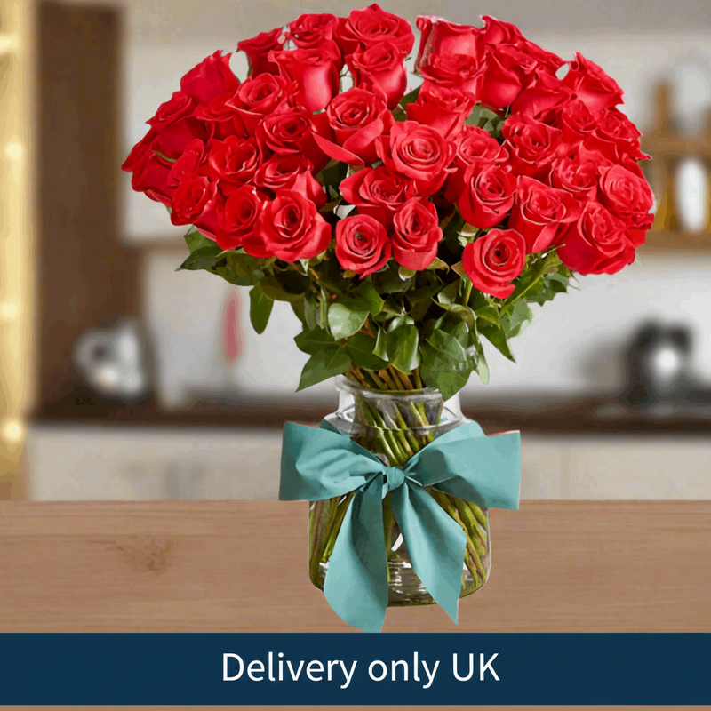 50 Red Roses - UK
