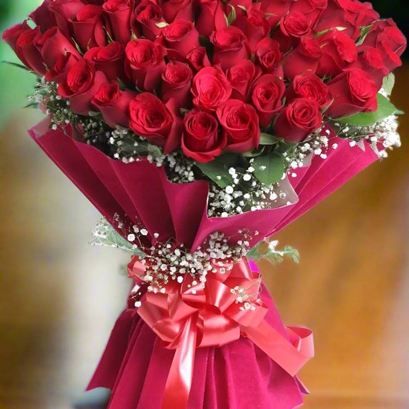 50 Roses Grand Bouquet - UAE