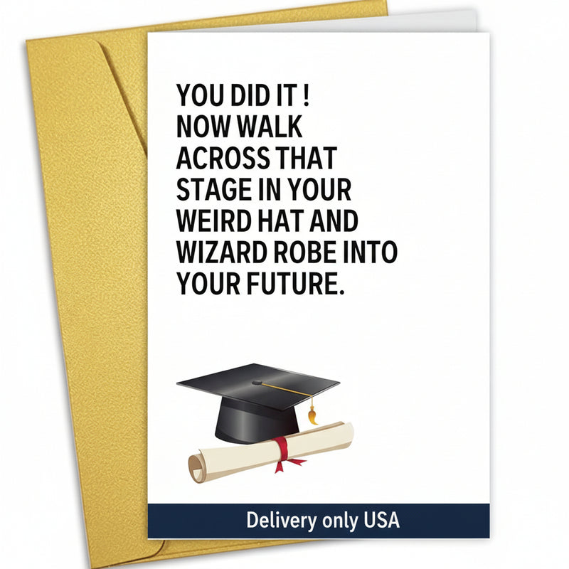 Graduation Card - USA