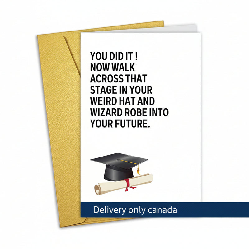 Graduation Greeting Card - Canada