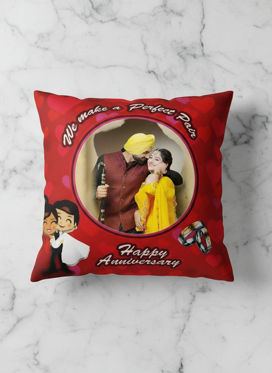Anniversary Pillow (Gift for Anniversary) - India