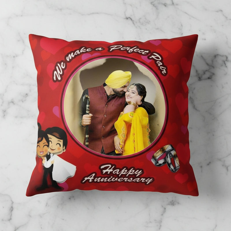 Anniversary Pillow (Gift for Anniversary) - India