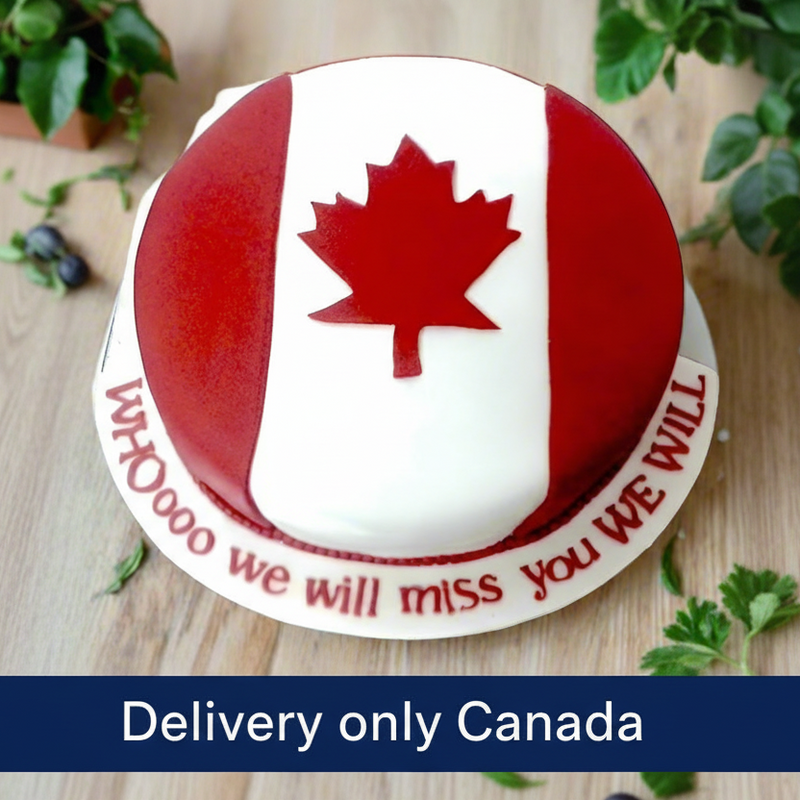 Maple Leaf Cake - to Canada