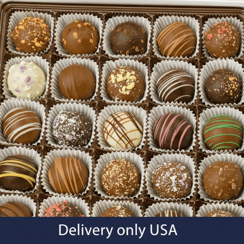 Chocolate Truffles Gift Box - USA