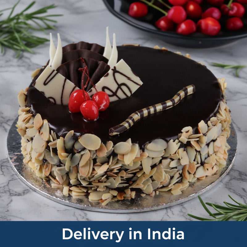Chocolate Almond Cake - India