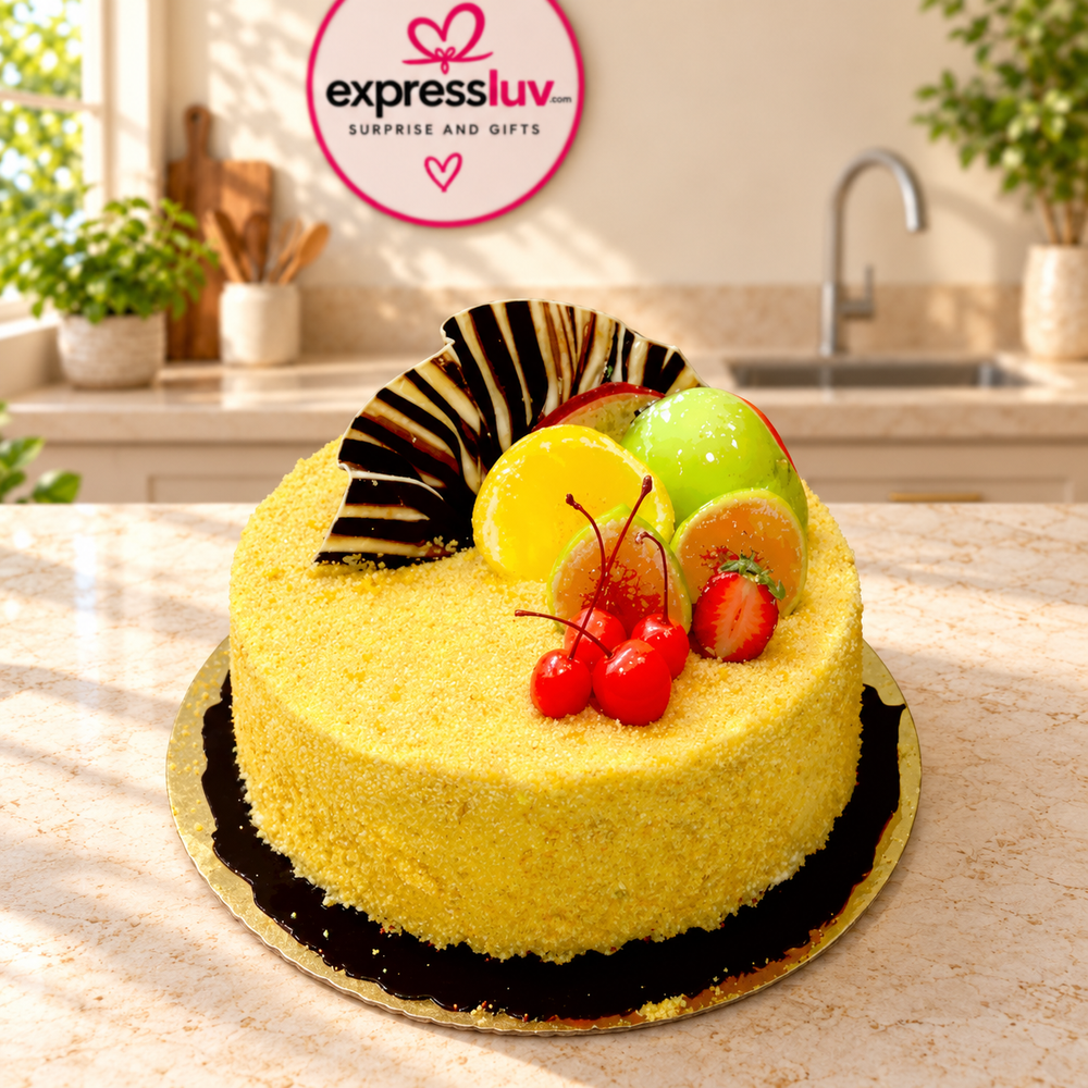 Belgian-Style Butterscotch Cake – cake delivery in India