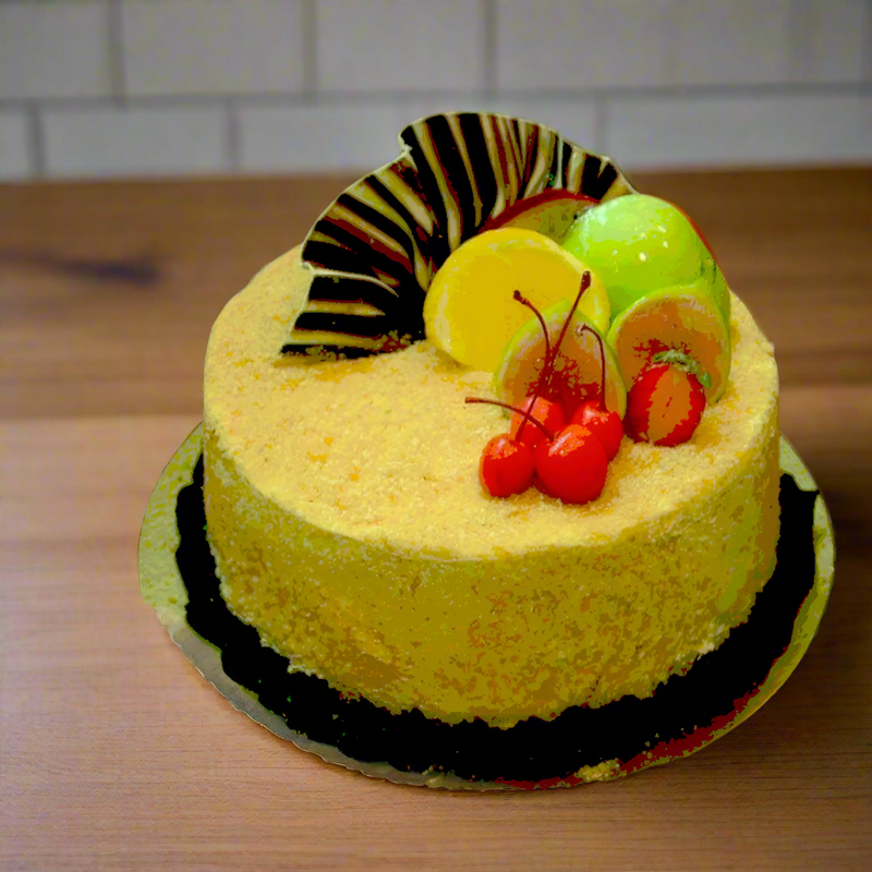 Send Belgium Butterscotch Cake to India - Online Delivery