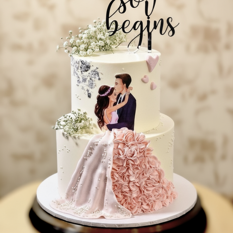 Engagement Special theme Cake