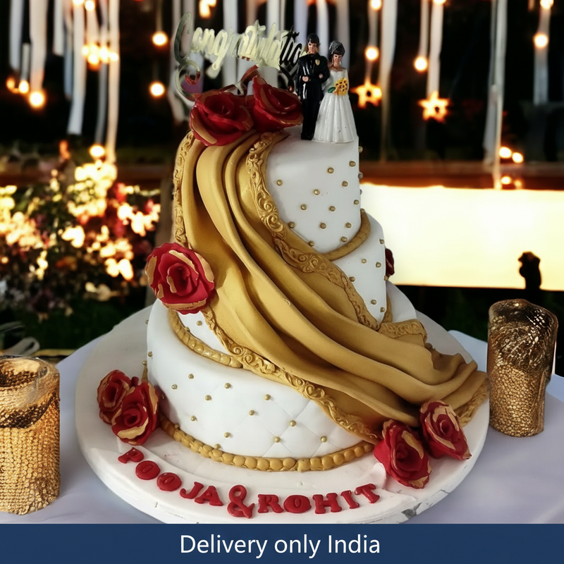 Romantic Step Cake - India