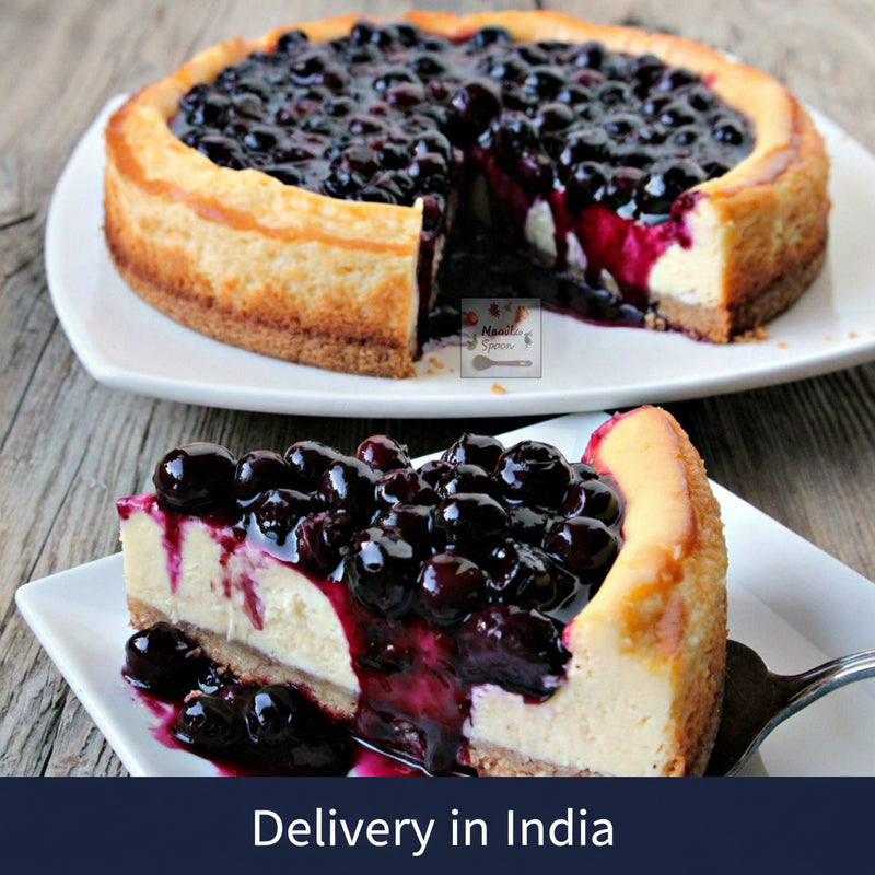 Premium Blueberry Cheese Cake - 1kg - India