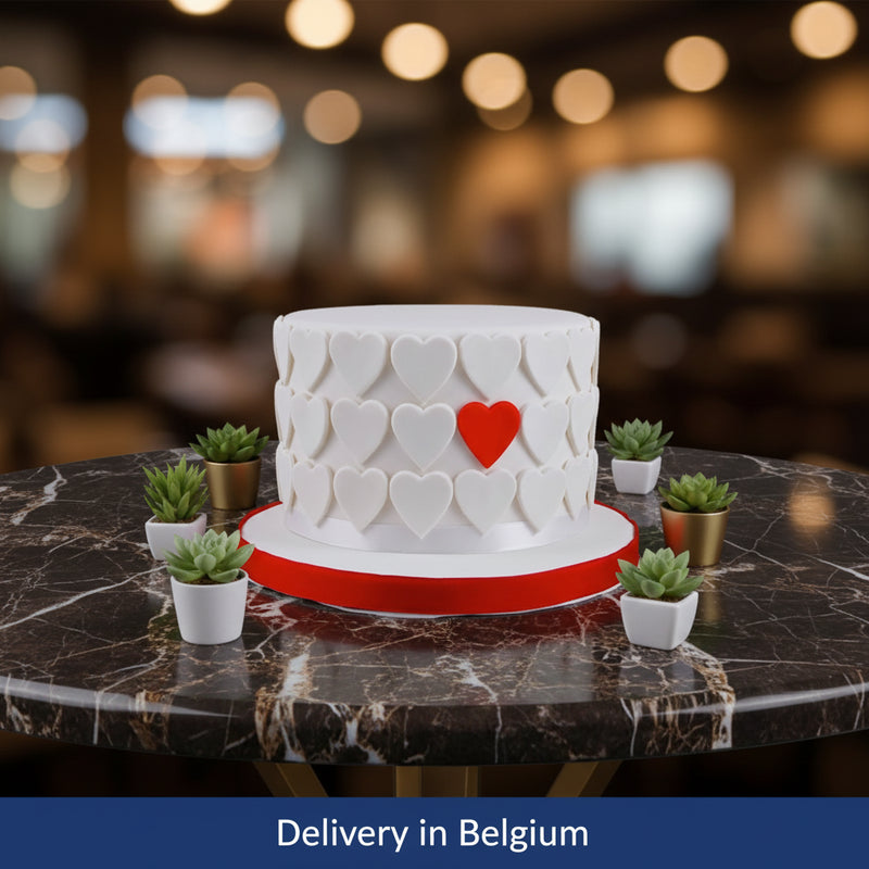 Saint Valentine Love cake - Belgium