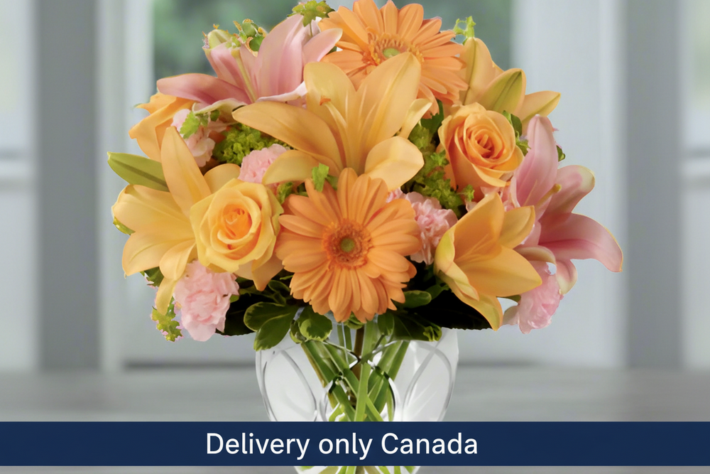 Brighten Birthday Bouquet – delivery in Canada