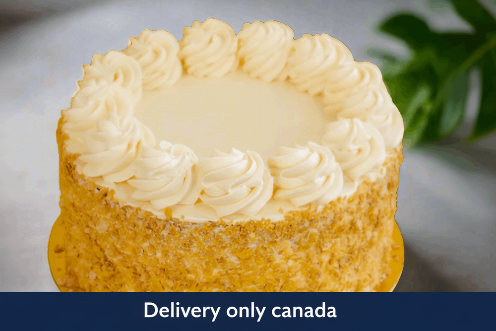 Butterscotch Cake with Vanilla – delivery in Canada