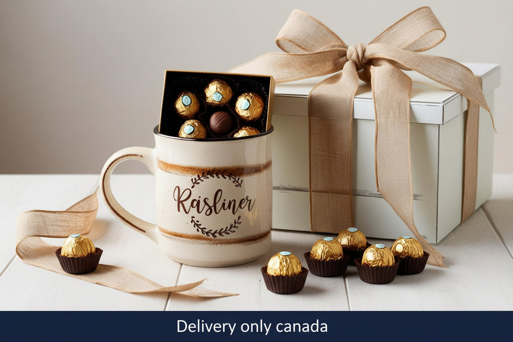 Buy Custom Mug and Ferrero Gift Hamper – delivery in Canada