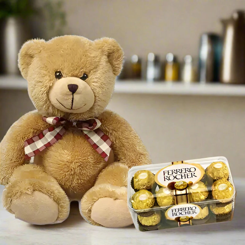Ferroro Rocher Mini Order Ferrero Rocher and Mini Teddy Online Delivery | Free Shipping ...