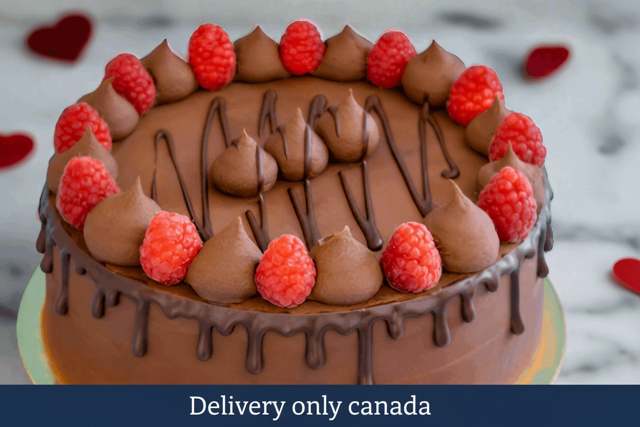 Chocolate Raspberry Cake – delivery in Canada