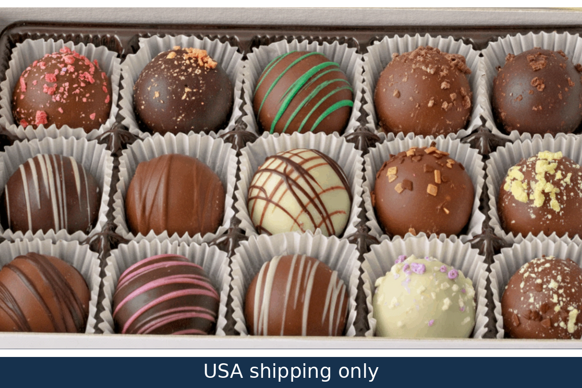 Chocolate Truffles Gift Box – delivery in USA