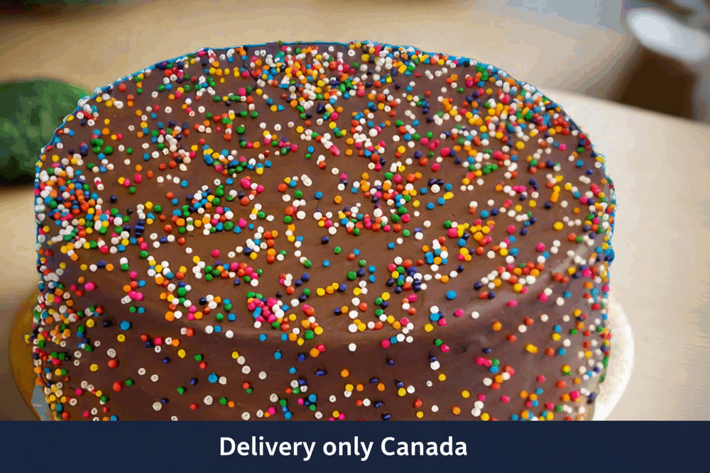 Confetti Iced Cake – delivery in Canada