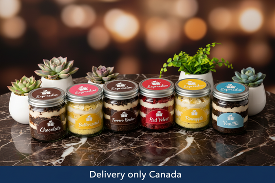 Dessert Cake Jar Gift Box (8 Jars) – delivery in Canada
