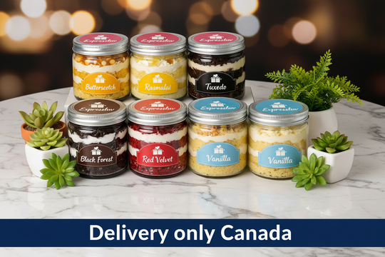 Dessert Lovers Cake Jar Box (6 Jars) – delivery in Canada