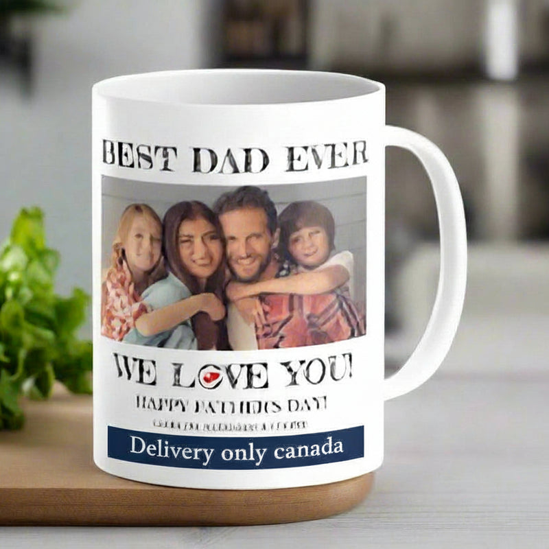 Best Dad Ever personalized Mug - Canada