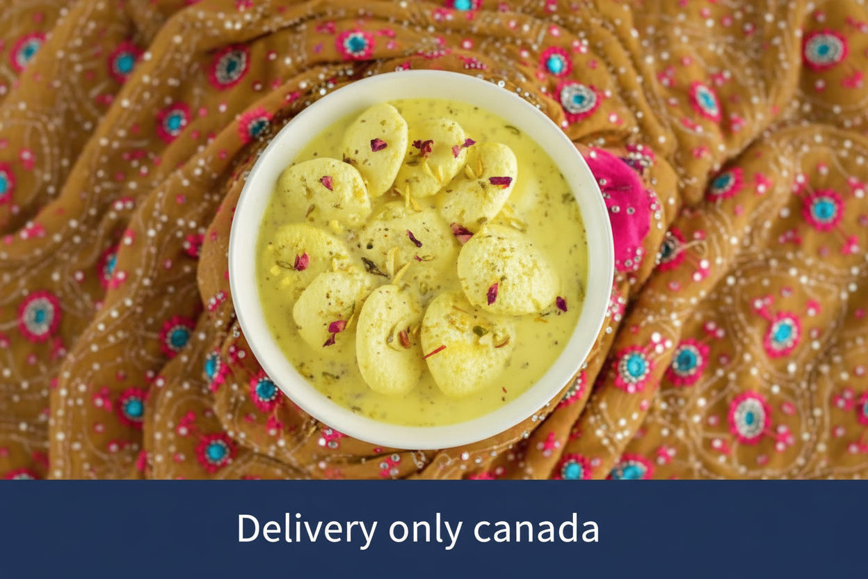 Rasmalai Indian Dessert in Canada