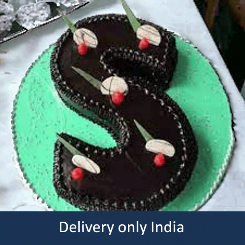 'S' Shape Cake for Birthday - India