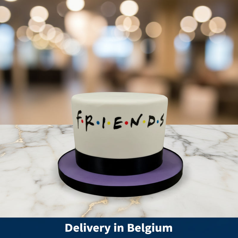 Friends Birthday cake - Belgium