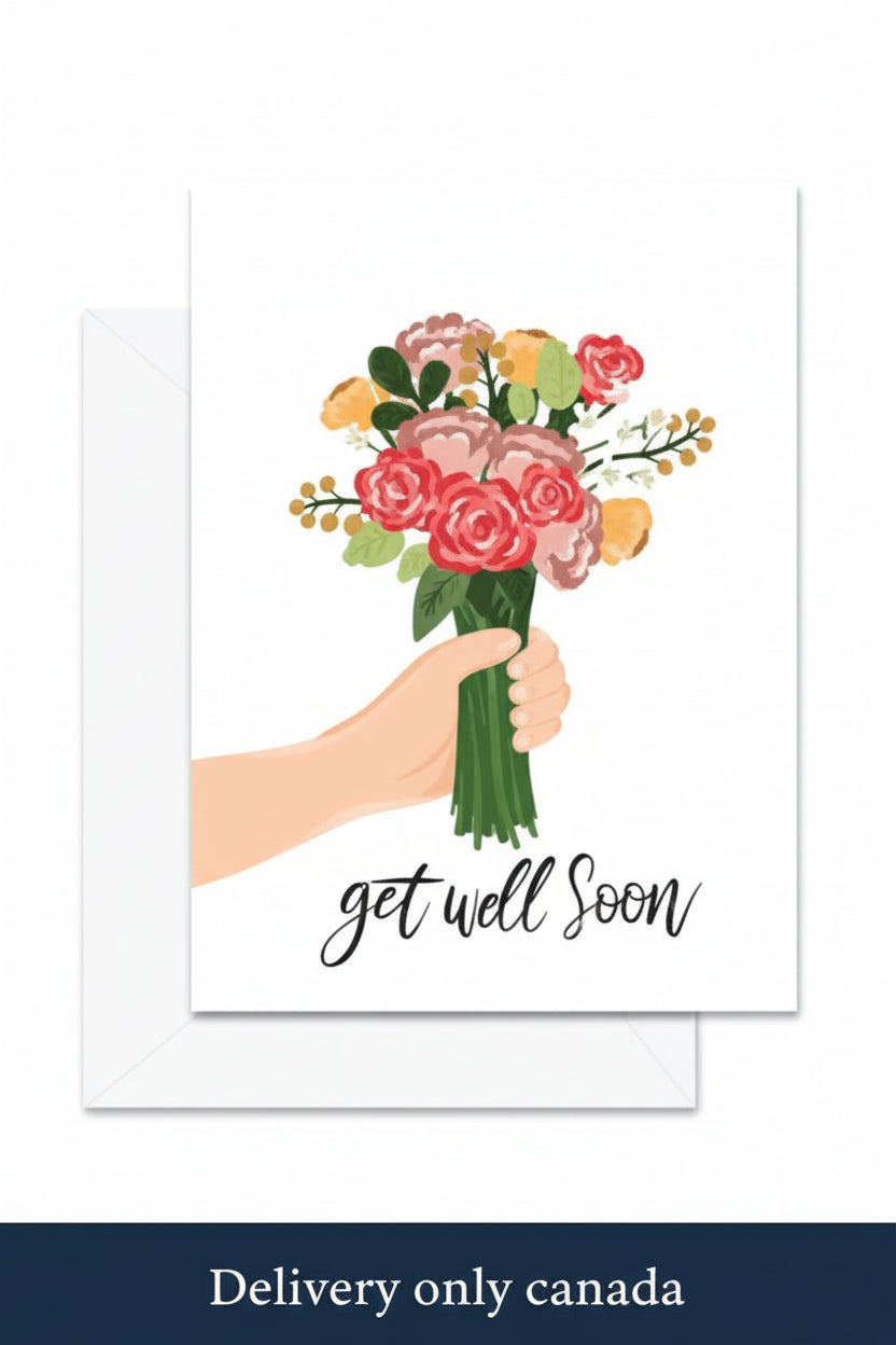 Get Well Soon Card – delivery in Canada