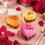 3 Heart Shaped Combo Cake - India